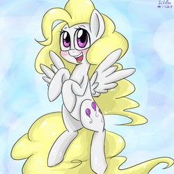 Size: 900x900 | Tagged: safe, artist:silbersternenlicht, surprise, pony, g1, g4, female, g1 to g4, generation leap, solo