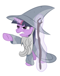 Size: 4200x5268 | Tagged: safe, artist:shadowdark3, twilight sparkle, g4, absurd resolution, clothes, cosplay, dress, gandalf, gandalf the grey, lord of the rings, magic, simple background, transparent background, vector