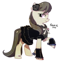Size: 1171x1180 | Tagged: safe, artist:cuteskitty, octavia melody, earth pony, pony, g4, clothes, dress, female, simple background, solo, transparent background