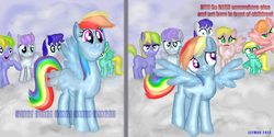 Size: 1152x576 | Tagged: safe, artist:elfman83ml, rainbow dash, g4, wingboner