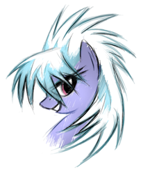 Size: 600x695 | Tagged: source needed, safe, artist:kejifox, cloudchaser, pony, g4, bust, female, mare, portrait, profile, simple background, solo, transparent background