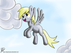 Size: 900x675 | Tagged: safe, artist:doipyhoovez, derpy hooves, pegasus, pony, g4, female, mare, solo