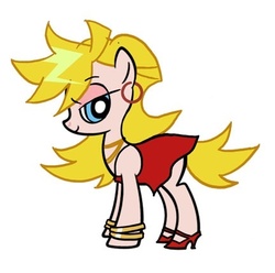 Size: 432x428 | Tagged: artist needed, source needed, safe, angel, angel pony, earth pony, pony, anarchy panty, panty and stocking with garterbelt, ponified