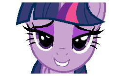 Size: 2000x1250 | Tagged: dead source, safe, artist:daviez20, twilight sparkle, pony, unicorn, g4, animated, bedroom eyes, female, lip bite, looking at you, love face, mare, simple background, solo, transparent background, unicorn twilight, vector