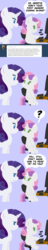 Size: 945x4897 | Tagged: safe, artist:megasweet, rarity, sweetie belle, ask smarty belle, g4, computer, smarty belle