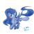 Size: 1500x1500 | Tagged: dead source, safe, artist:xcopyen002, princess luna, alicorn, pony, g4, cute, female, simple background, solo