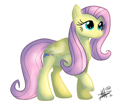 Size: 766x648 | Tagged: safe, artist:thepipefox, fluttershy, pony, g4, female, solo