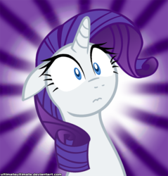 Size: 1000x1045 | Tagged: safe, artist:zantyarz, rarity, pony, g4, reaction image, solo, surprise face