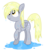 Size: 474x531 | Tagged: safe, derpy hooves, pegasus, pony, g4, female, mare, solo, wet mane