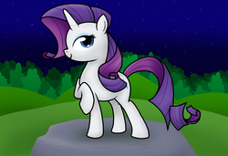 Size: 936x642 | Tagged: safe, artist:nukeleer, rarity, pony, g4, female, solo