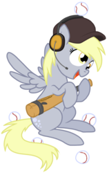 Size: 493x794 | Tagged: safe, derpy hooves, pegasus, pony, g4, female, mare, scout (tf2), solo, team fortress 2