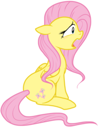 Size: 587x755 | Tagged: safe, artist:nukeleer, fluttershy, pony, g4, female, solo