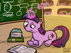 Size: 800x600 | Tagged: safe, artist:pokehidden, twilight sparkle, g4, book, golden oaks library, magic, reading