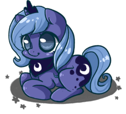 Size: 922x840 | Tagged: safe, artist:matcharoll, princess luna, alicorn, pony, g4, cute, female, filly, foal, simple background, solo, transparent background, woona, younger