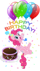 Size: 3620x6385 | Tagged: safe, artist:epi-centric, pinkie pie, g4, simple background, transparent background, vector