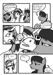 Size: 800x1132 | Tagged: safe, artist:lyun, dj pon-3, octavia melody, vinyl scratch, earth pony, pony, unicorn, g4, comic, duo, female, kissing, lesbian, mare, ship:scratchtavia, shipping