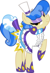 Size: 2021x2952 | Tagged: safe, artist:shelltoon, sapphire shores, earth pony, pony, g4, bedroom eyes, female, high res, mare, raised hoof, simple background, solo, transparent background, vector