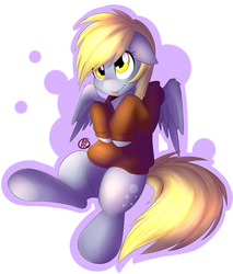 Size: 2554x3000 | Tagged: safe, artist:spittfireart, derpy hooves, pegasus, pony, g4, clothes, cute, female, high res, hoodie, mare, solo, tongue out