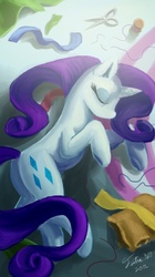 Size: 633x1133 | Tagged: safe, artist:tsitra360, rarity, pony, unicorn, g4, butt, female, mare, plot, sleeping, solo