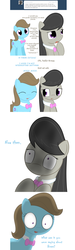 Size: 1195x4000 | Tagged: safe, artist:erthilo, beauty brass, octavia melody, earth pony, pony, ask octavia, g4, ask, background pony, comic, duo, duo female, female, mare, rapeface, tumblr, wide eyes