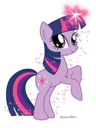 Size: 1306x1741 | Tagged: safe, artist:mlpazureglow, twilight sparkle, pony, unicorn, g4, female, magic, mare, rearing, show accurate, simple background, solo, transparent background, vector