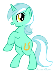 Size: 979x1270 | Tagged: safe, artist:mlpazureglow, lyra heartstrings, pony, unicorn, g4, female, mare, rearing, show accurate, simple background, solo, transparent background, vector