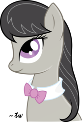 Size: 2587x3868 | Tagged: dead source, safe, artist:anders-art, octavia melody, earth pony, pony, g4, bust, cute, female, high res, mare, profile, simple background, solo, tavibetes, transparent background, vector