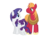 Size: 2000x1500 | Tagged: dead source, safe, big macintosh, rarity, oc, oc:macoun, earth pony, pony, g4, family, filly, male, offspring, parent:big macintosh, parent:rarity, parents:rarimac, recolor, ship:rarimac, shipping, stallion, straight