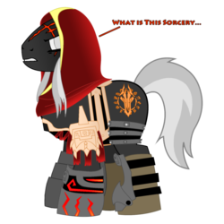Size: 900x900 | Tagged: safe, artist:shadyhorseman, pony, darksiders, ponified, simple background, solo, transparent background, war (darksiders)
