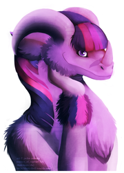 Size: 738x1024 | Tagged: safe, artist:dustydrell, artist:essence of rapture, artist:ius-iuris, artist:shiro-kuro, twilight sparkle, dragon, g4, dragoness, dragonified, female, species swap, twilidragon