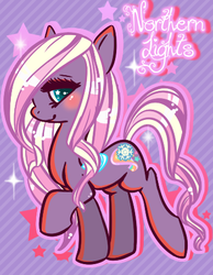 Size: 353x454 | Tagged: safe, artist:crayonkat, northern lights (g3), pony, g3, g4, female, g3 to g4, generation leap, solo