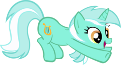 Size: 2152x1152 | Tagged: safe, artist:cheshiresdesires, lyra heartstrings, pony, unicorn, g4, swarm of the century, female, mare, reaching, simple background, smiling, solo, transparent background, vector