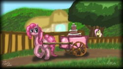 Size: 1920x1080 | Tagged: safe, artist:afl316, fluttershy, pinkie pie, g4