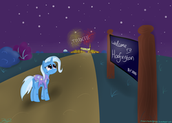 Size: 3500x2500 | Tagged: safe, artist:mikoruthehedgehog, trixie, pony, unicorn, g4, crying, female, fireworks, high res, mare, solo