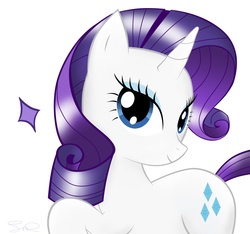 Size: 1669x1561 | Tagged: safe, artist:steffy-beff, rarity, pony, g4, female, simple background, solo, white background