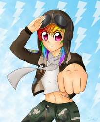 Size: 2700x3300 | Tagged: safe, artist:steffy-beff, rainbow dash, human, g4, female, high res, humanized, solo