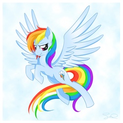 Size: 1884x1875 | Tagged: safe, artist:steffy-beff, rainbow dash, pony, g4, female, solo