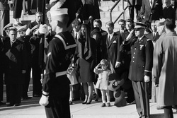 Size: 1600x1068 | Tagged: safe, artist:davca, apple bloom, human, g4, assassination, caroline kennedy, child, edward kennedy, filly, funeral, hat, irl, irl human, jackie kennedy, jfk assassination, jfk jr, john f. kennedy, photo, ponies in real life, rfk, robert f. kennedy, sad, salute, ted kennedy