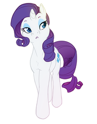 Size: 500x642 | Tagged: safe, artist:jagzilla, rarity, pony, unicorn, g4, female, mare, simple background, solo, walking, white background