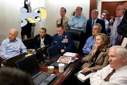 Size: 1434x956 | Tagged: safe, derpy hooves, human, g4, barack obama, hillary clinton, irl, joe biden, photo, the situation room