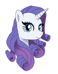 Size: 972x1233 | Tagged: safe, artist:harr18, rarity, pony, unicorn, g4, bust, female, long mane, looking at you, mare, portrait, simple background, solo, transparent background