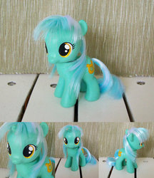 Size: 800x928 | Tagged: safe, artist:psaply, artist:saply, lyra heartstrings, pony, g4, brushable, customized toy, female, filly, irl, photo, solo, toy