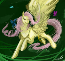 Size: 681x645 | Tagged: safe, artist:eclipseowl, fluttershy, pony, g4, female, solo