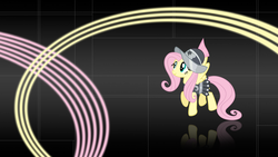 Size: 1920x1080 | Tagged: safe, artist:sirpayne, fluttershy, private pansy, g4, wallpaper