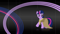 Size: 1920x1080 | Tagged: safe, artist:sirpayne, clover the clever, twilight sparkle, g4, wallpaper