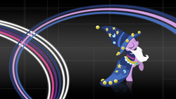 Size: 1920x1080 | Tagged: safe, artist:sirpayne, star swirl the bearded, twilight sparkle, g4, wallpaper