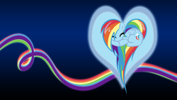 Size: 1920x1080 | Tagged: safe, artist:bamboodog, artist:sirpayne, rainbow dash, g4, heart pony, vector, wallpaper