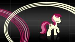 Size: 1920x1080 | Tagged: safe, artist:sirpayne, roseluck, pony, g4, female, solo, wallpaper