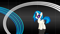 Size: 1920x1080 | Tagged: safe, artist:sirpayne, dj pon-3, vinyl scratch, pony, g4, abstract background, female, solo, wallpaper