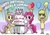 Size: 1000x692 | Tagged: safe, artist:johnjoseco, fluttershy, pinkie pie, earth pony, pegasus, pony, g4, andrea libman, birthday, cake, food, party, voice actor